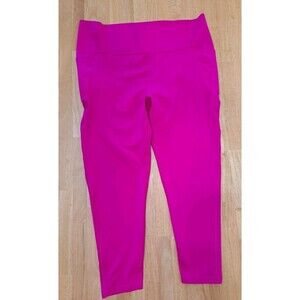 Gap Fit Pink Athletic Leggings with Pockets Women's Size XXL